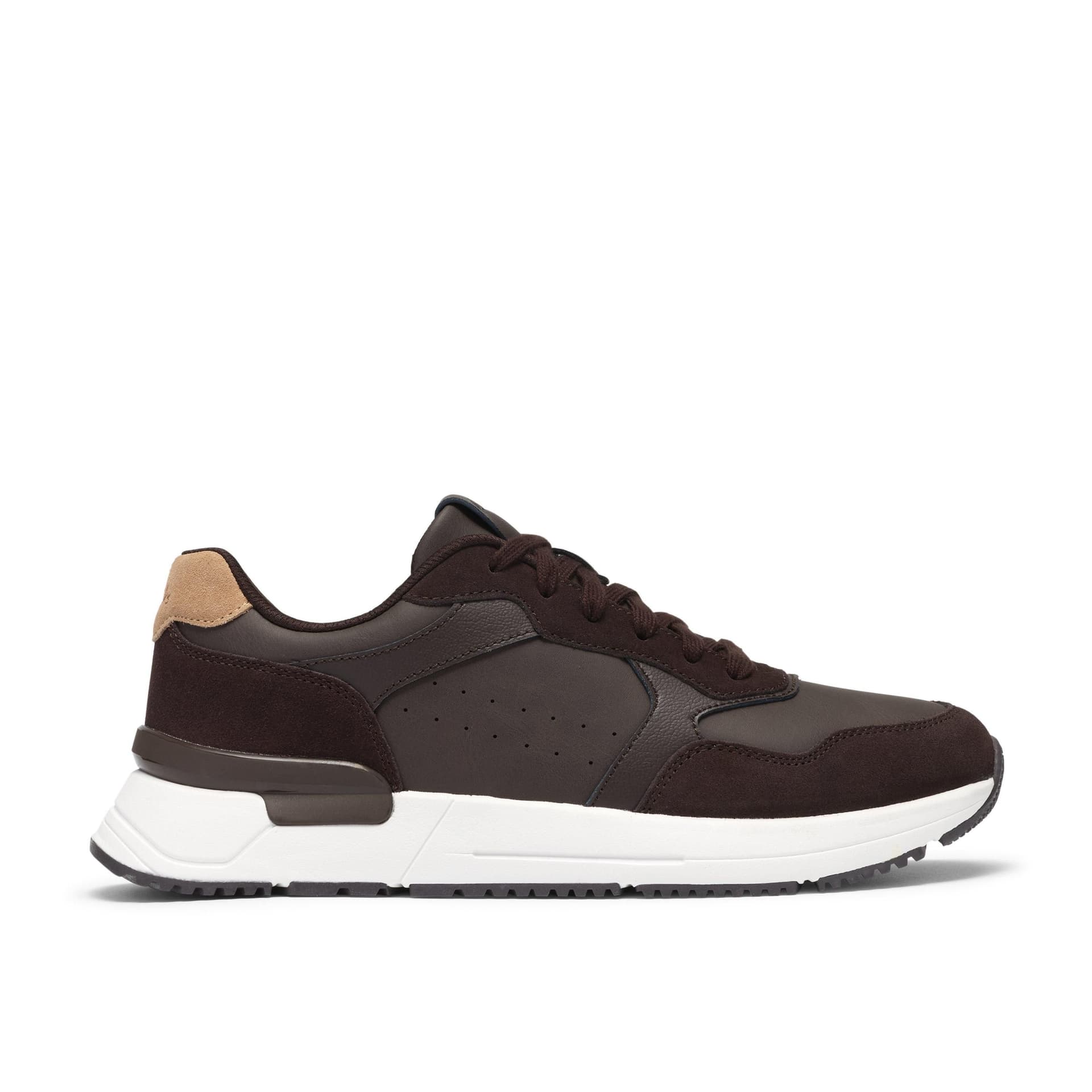 Clarks Clarks Men's Brayford Run Brown Trainers