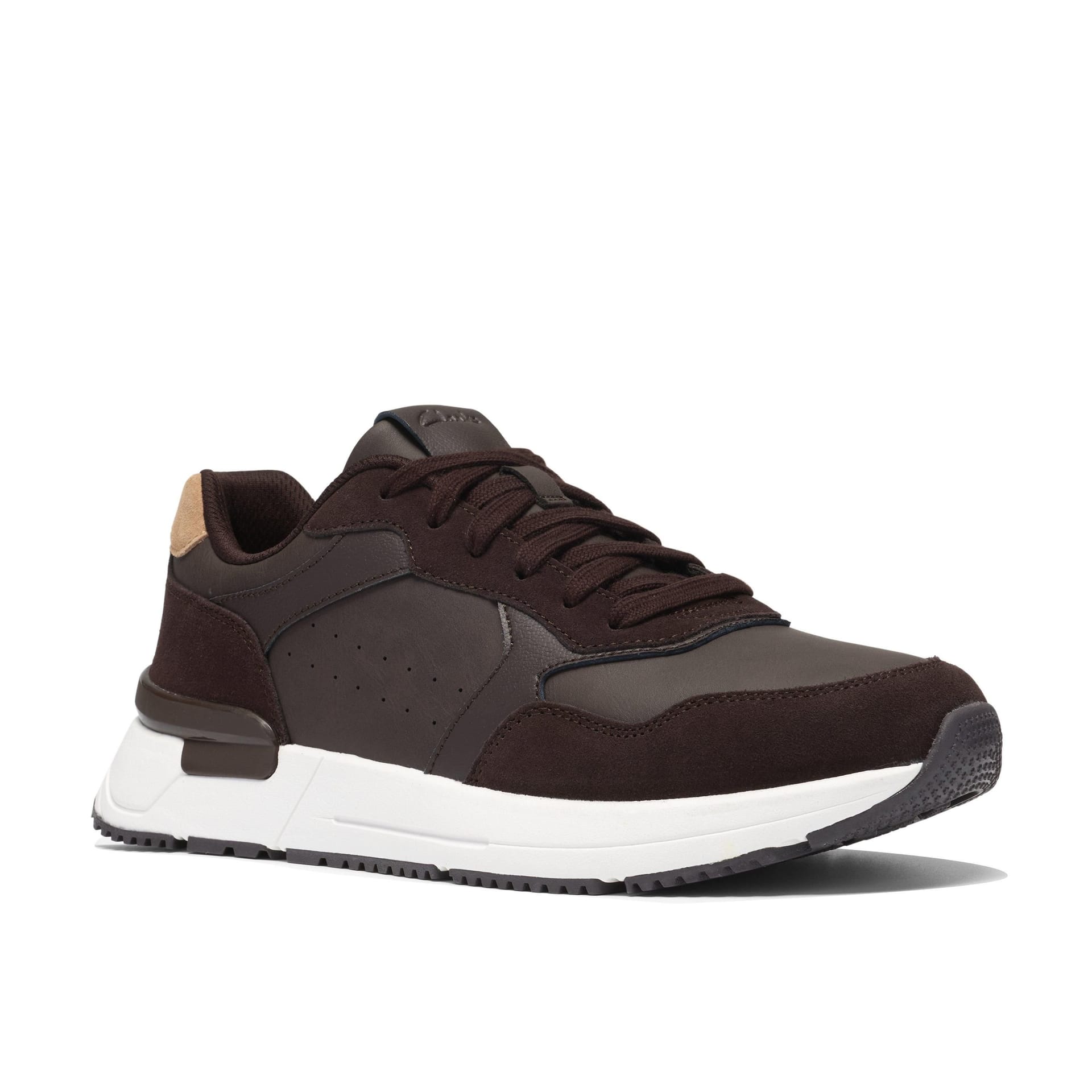 Clarks Clarks Men's Brayford Run Brown Trainers - 4