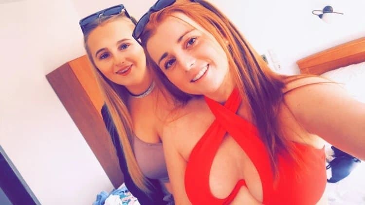 New Look Red halter neck bikini top