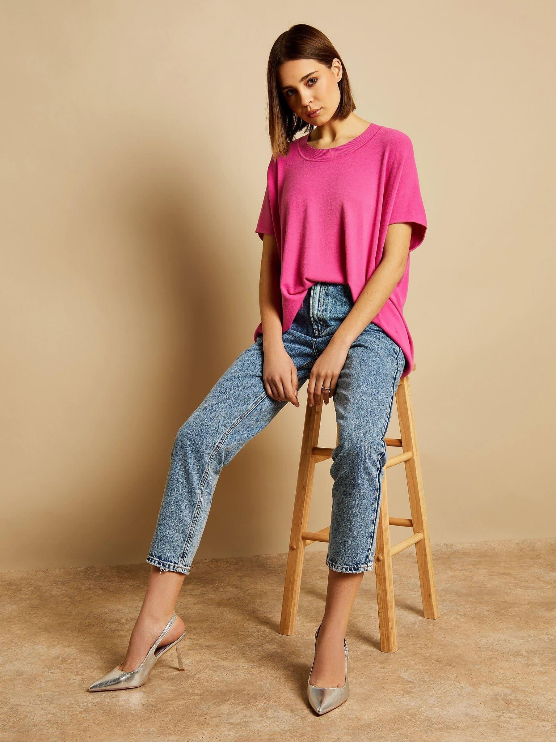 GWD by GEORGE W. DAVIES GWD by GEORGE W. DAVIES Pink Viscose Jumper