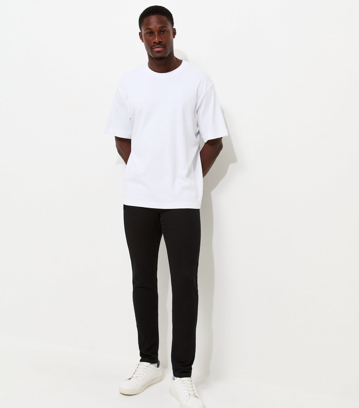 New Look New Look Black Cotton Rich Skinny Fit Jeans