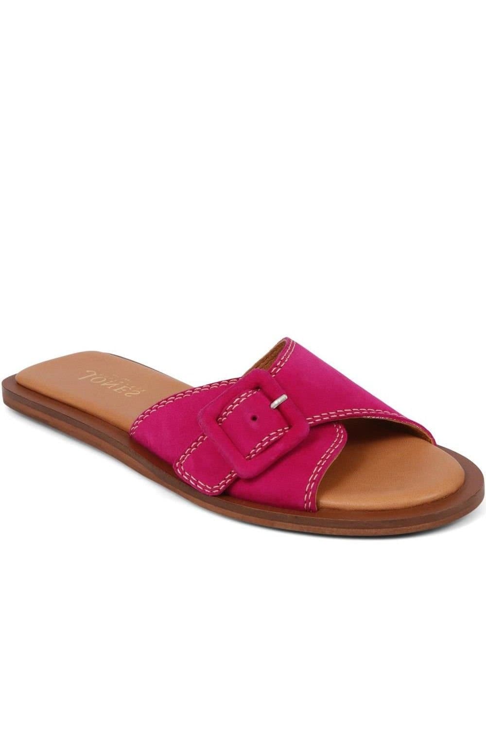 Jones Bootmaker Jones Bootmaker Women's Georgette Leather Mules in Pink
