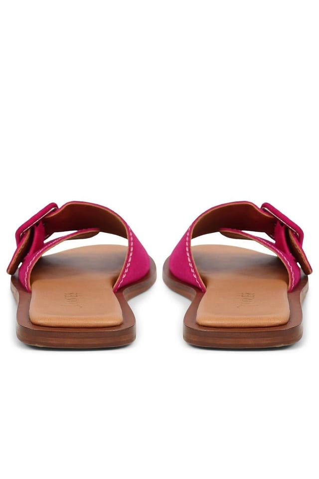 Jones Bootmaker Jones Bootmaker Women's Georgette Leather Mules in Pink - 3