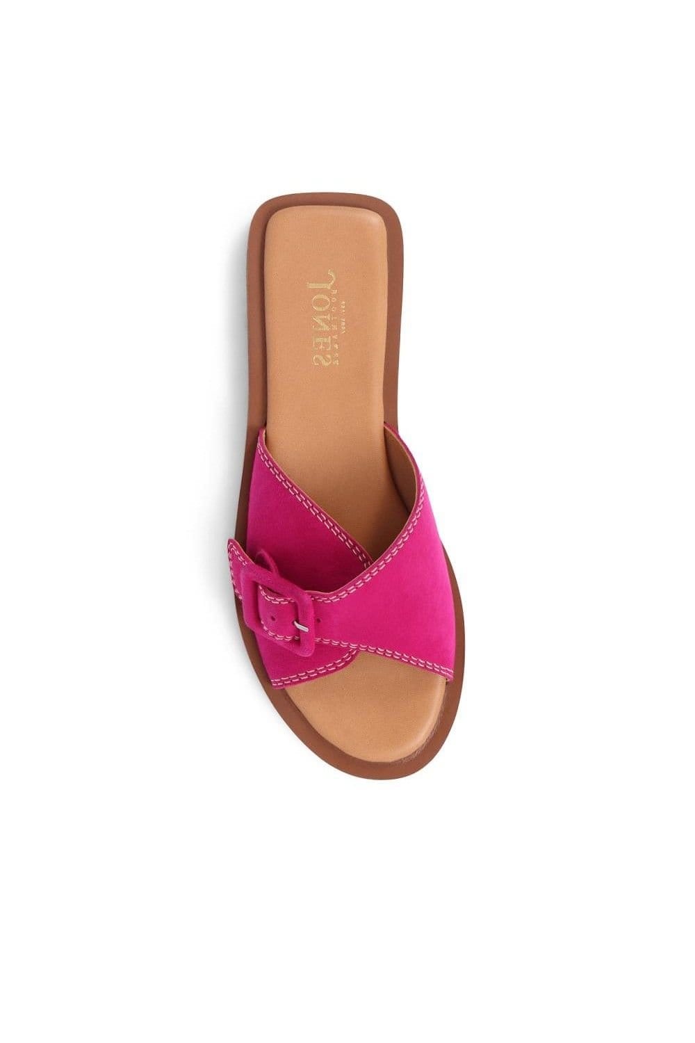 Jones Bootmaker Jones Bootmaker Women's Georgette Leather Mules in Pink - 4