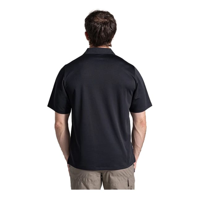 Craghoppers Craghoppers Men's Basecamp Wicking Polo Shirt in Black - 3