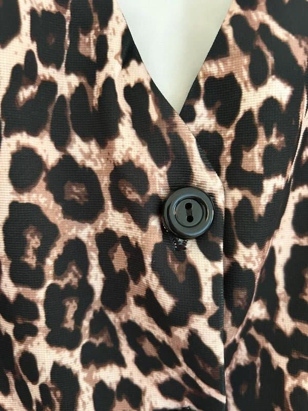 ASOS Design ASOS Design - Leopard Print Waistcoat, UK Size Small / Size 8-10, New with tags