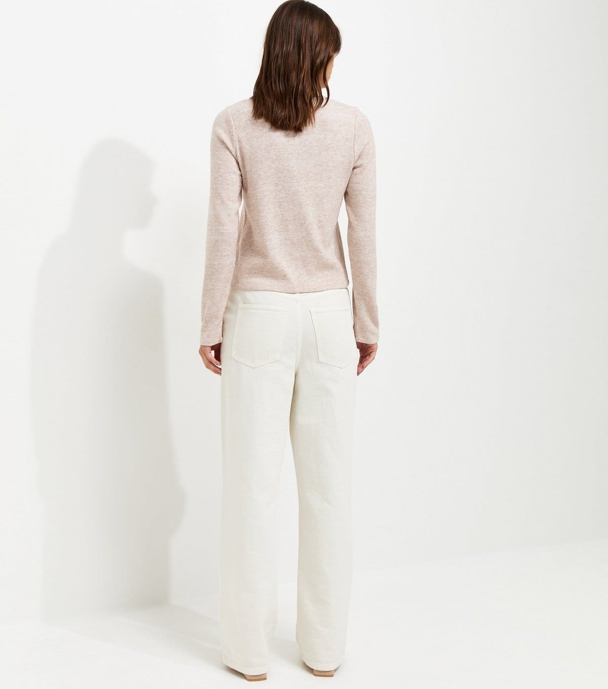 New Look Women's Oatmeal Soft Touch Knitted Cardigan New Look - 4