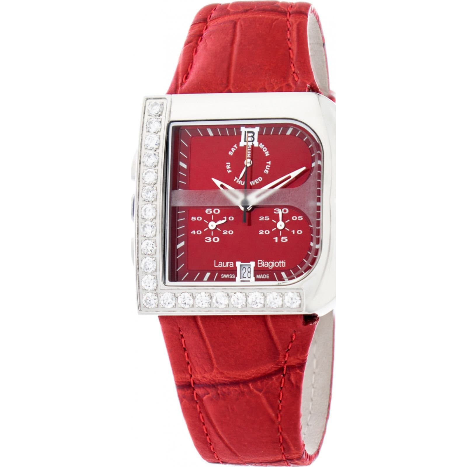 Laura Biagiotti Laura Biagiotti Women's LB0002L-05Z-2 35mm Quartz Watch in Red