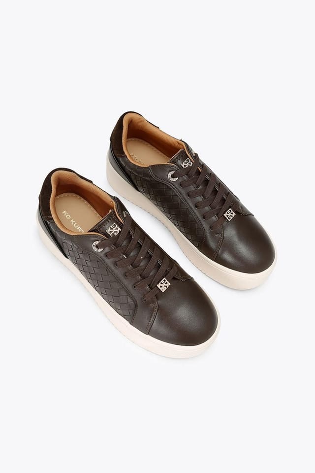 KG Kurt Geiger KG Kurt Geiger Women's 'Lighter Weave' Trainers in Brown - 2