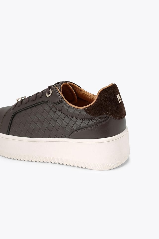 KG Kurt Geiger KG Kurt Geiger Women's 'Lighter Weave' Trainers in Brown - 3