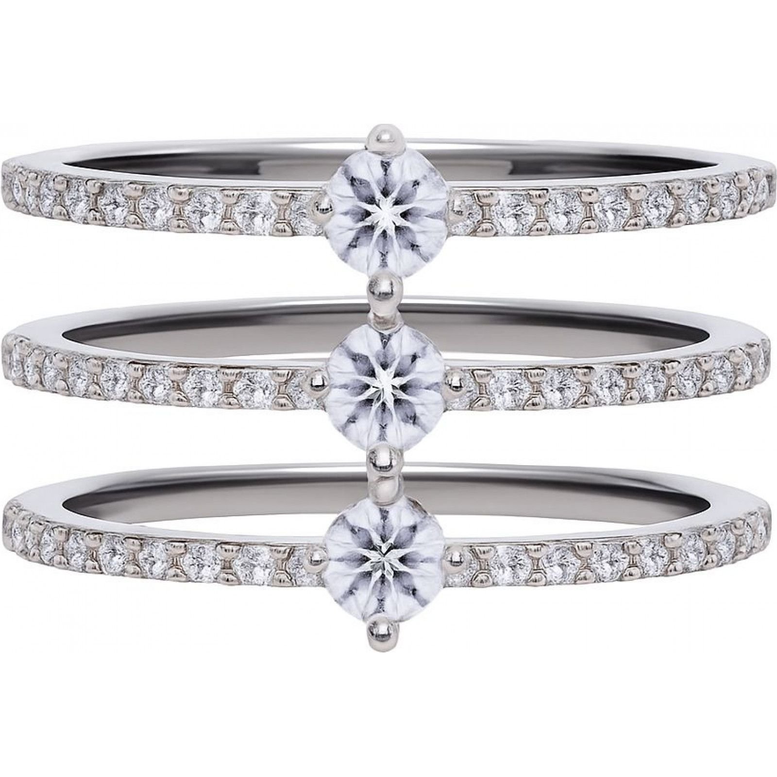 diamonfire Diamonfire Women's 6118401082175 Ring in Silver - 1