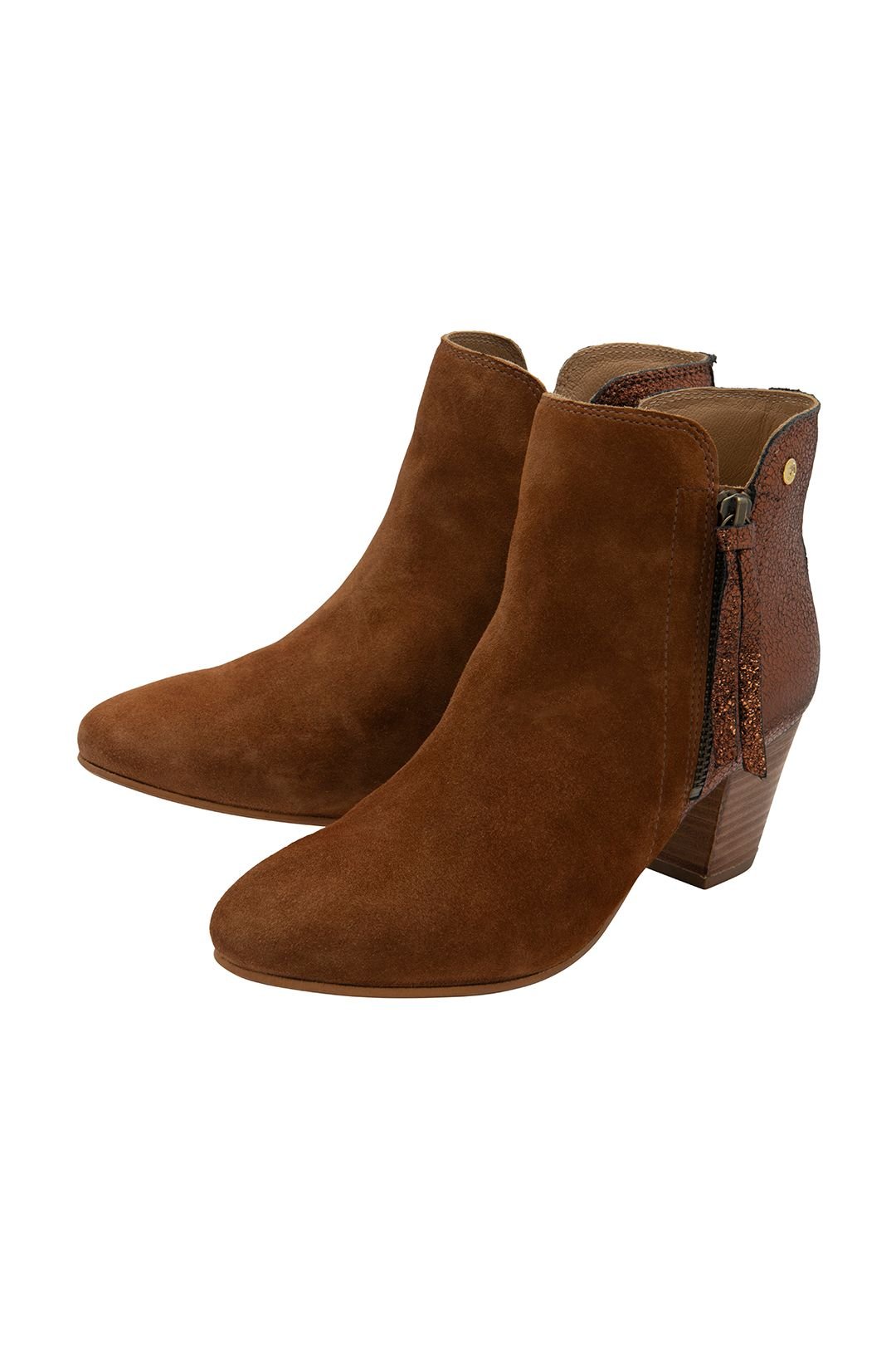 Ravel Ravel Women's 'Tay' Suede Heeled Ankle Boots in Brown - 2
