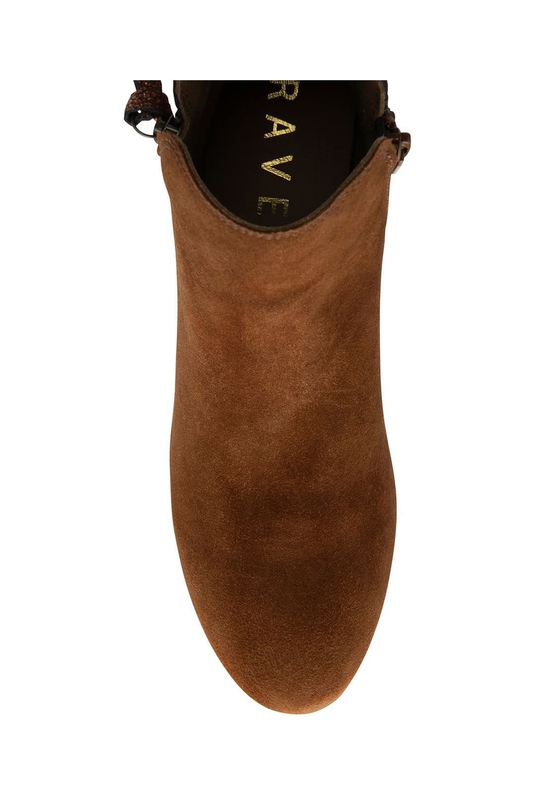 Ravel Ravel Women's 'Tay' Suede Heeled Ankle Boots in Brown - 4