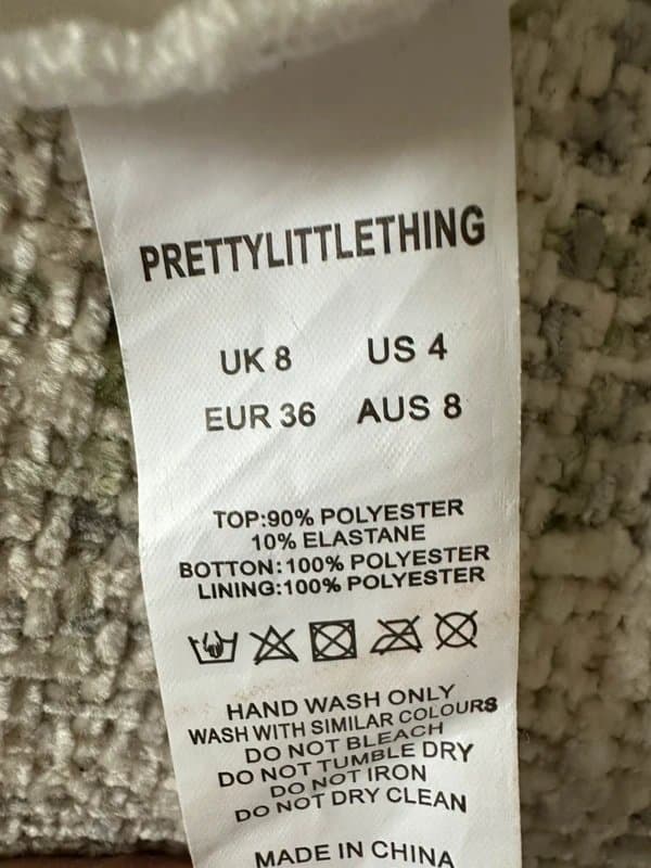 PrettyLittleThing PrettyLittleThing White Corset Ruched Mini Dress UK 8 – BNWT