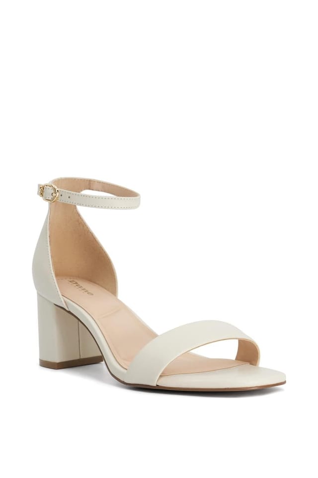 Dune London Dune London Women's Wide Fit 'Melins' Leather Sandals in Natural - 2