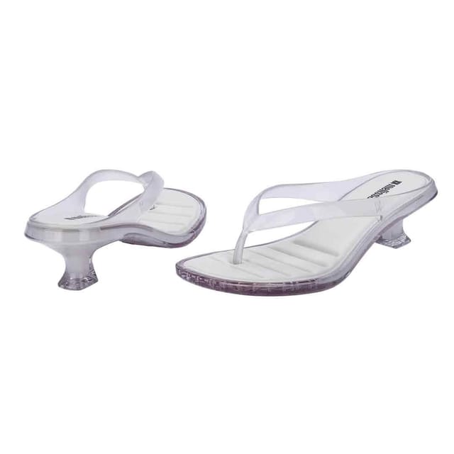 Melissa Shoes Melissa Shoes Women's Thong Kitten Heels in Clear - 3