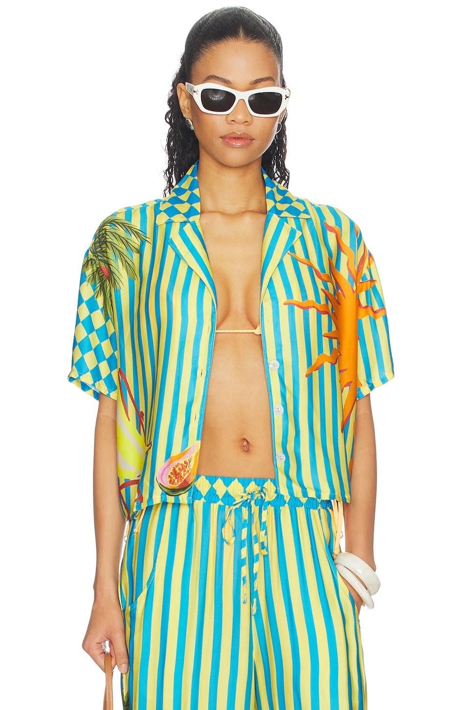 revolve Revolve Tropic Camouflage Octavia Shirt