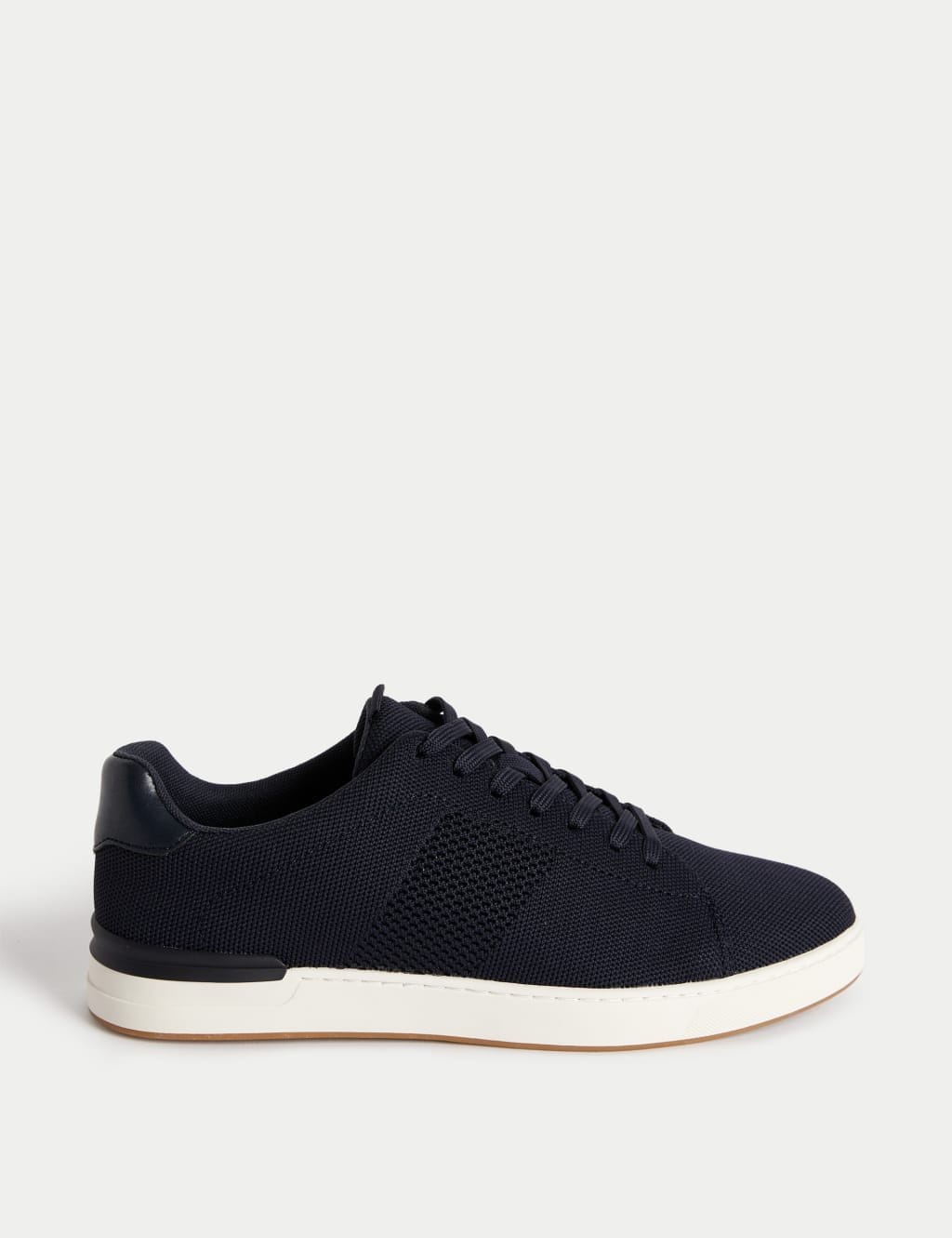 Marks & Spencer M&S Mesh Lace-Up Trainers Navy - 1