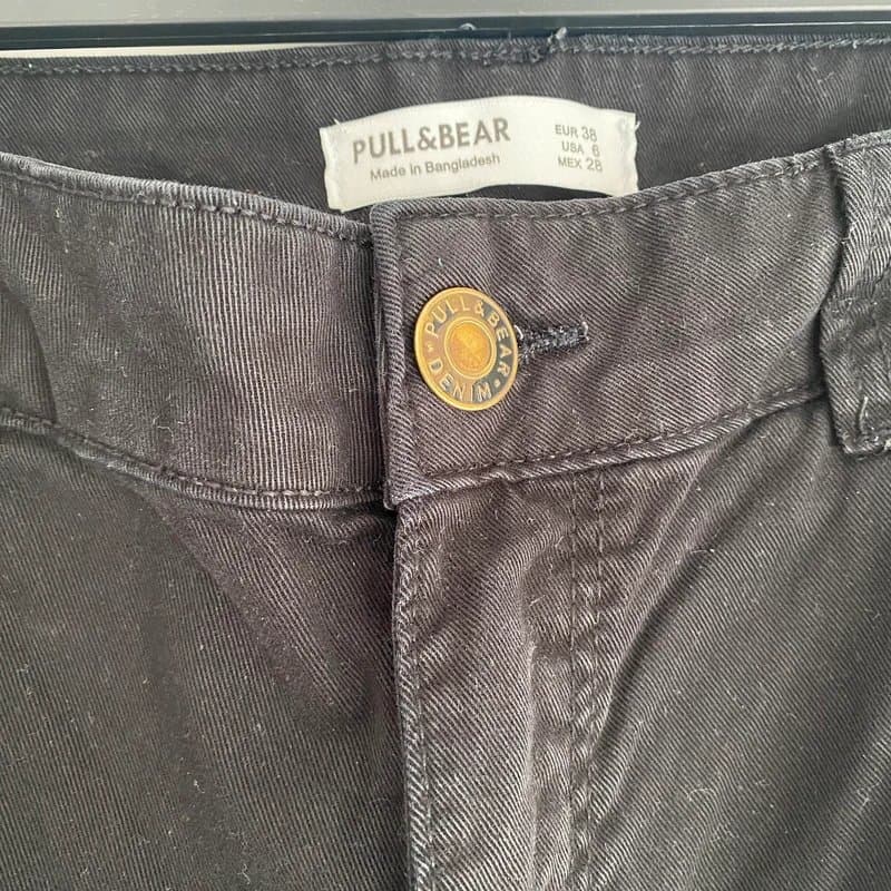 Bershka Pull&Bear Black Cargo Pants