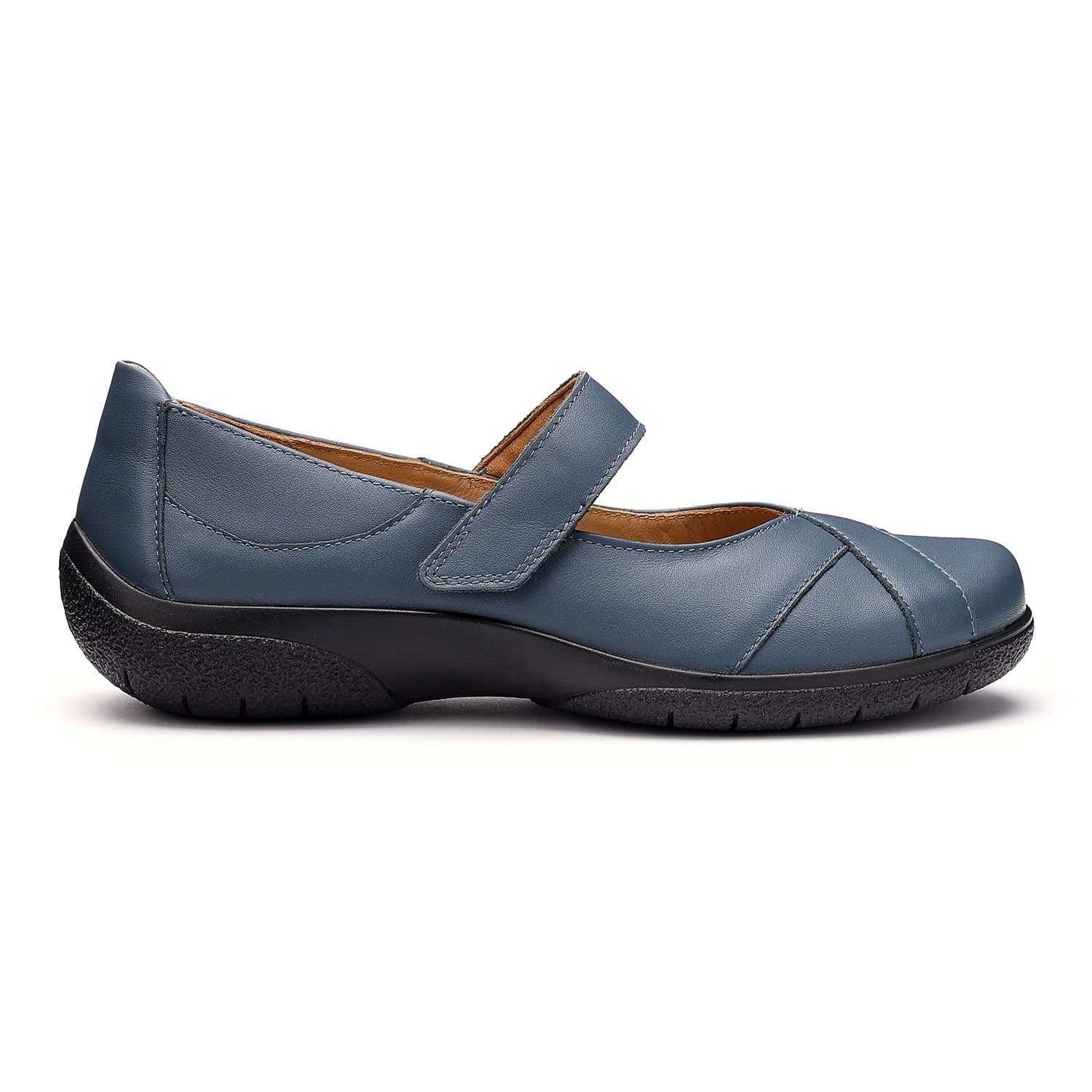 Hotter Hotter Women's Extra Wide 'Hope' Mary Janes in Dark Blue
