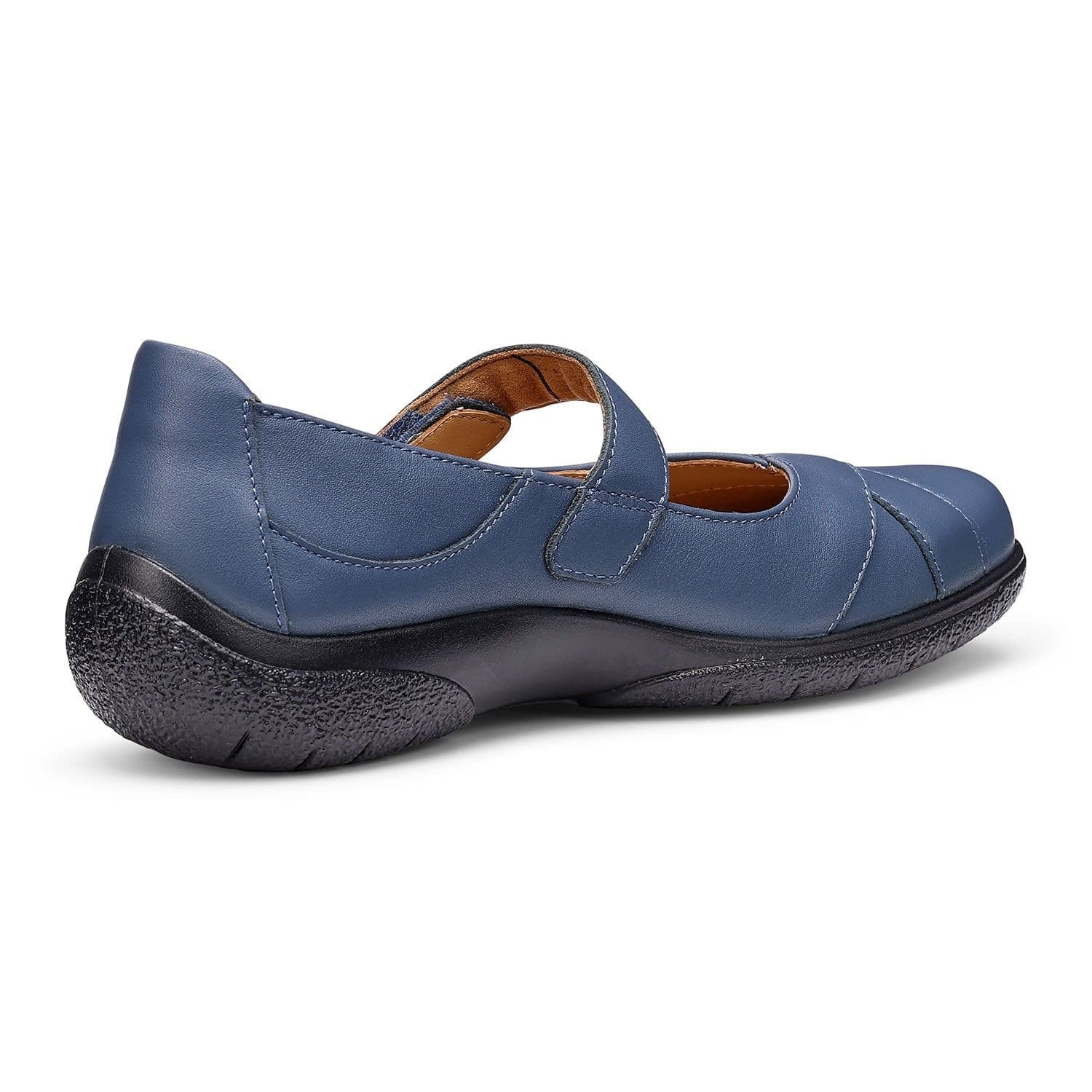 Hotter Hotter Women's Extra Wide 'Hope' Mary Janes in Dark Blue - 4
