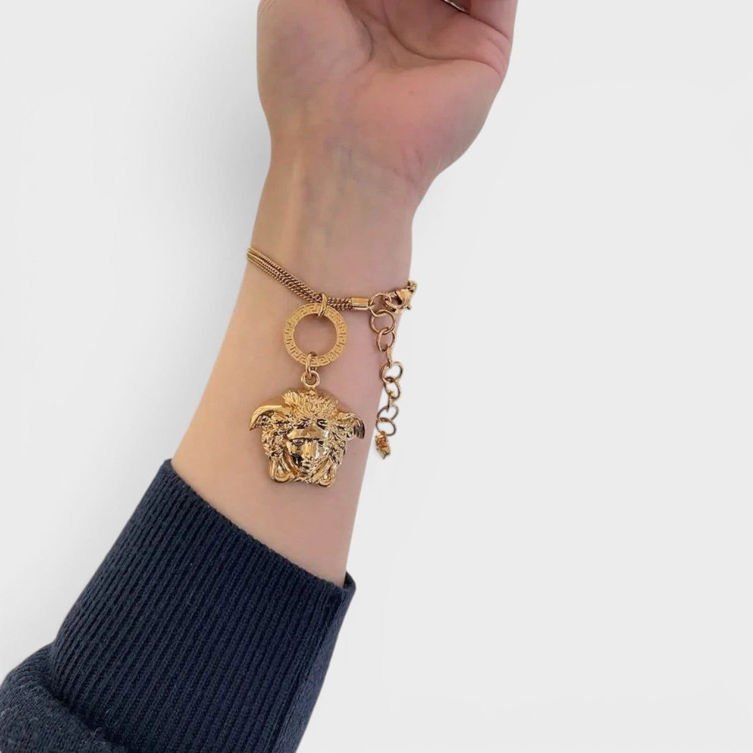Versace Versace Women's Medusa Head Bracelet Gold Tone - 4