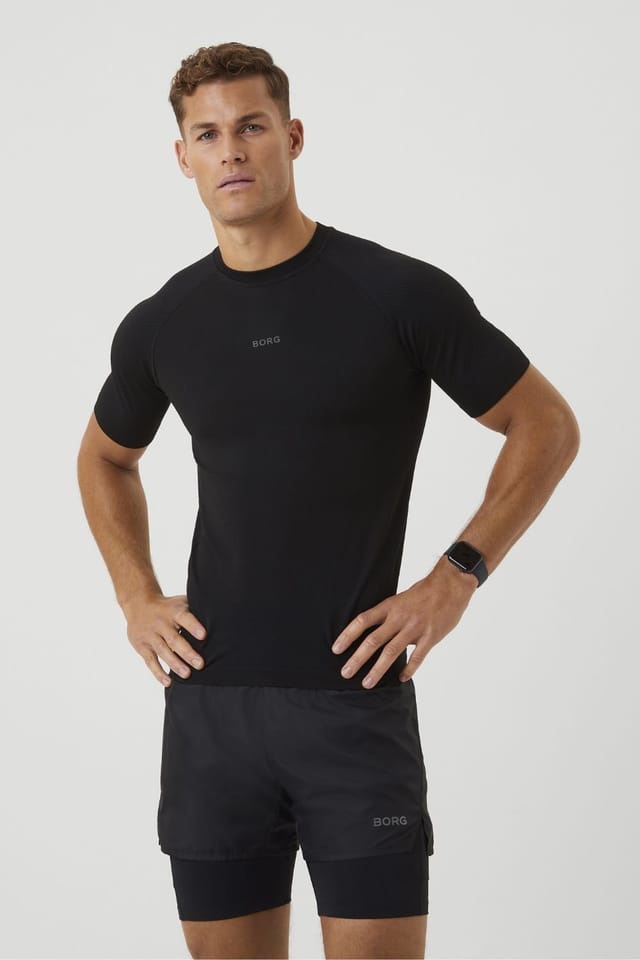 Bjorn Borg Bjorn Borg Men's Designer Short Sleeve T-Shirt in Black - 3