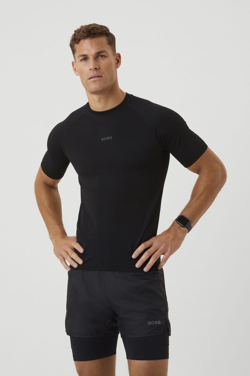 Bjorn Borg Bjorn Borg Men's Designer Short Sleeve T-Shirt in Black - 4