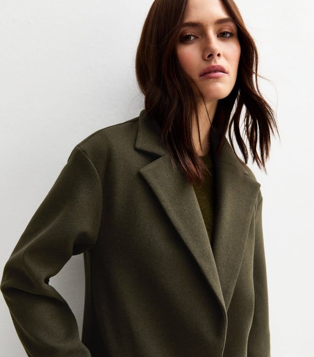 New Look Women's Light Khaki Unlined Tailored Coat New Look - 2