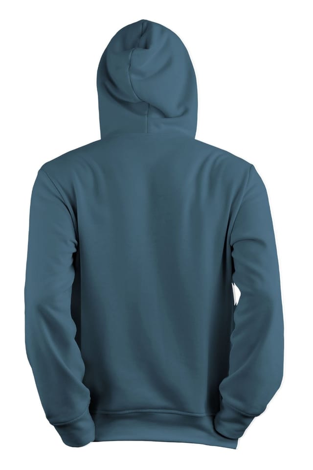 Bad Zebedee Bad Zebedee Men's Particle Dot Snowboarder Hoodie in Blue - 3