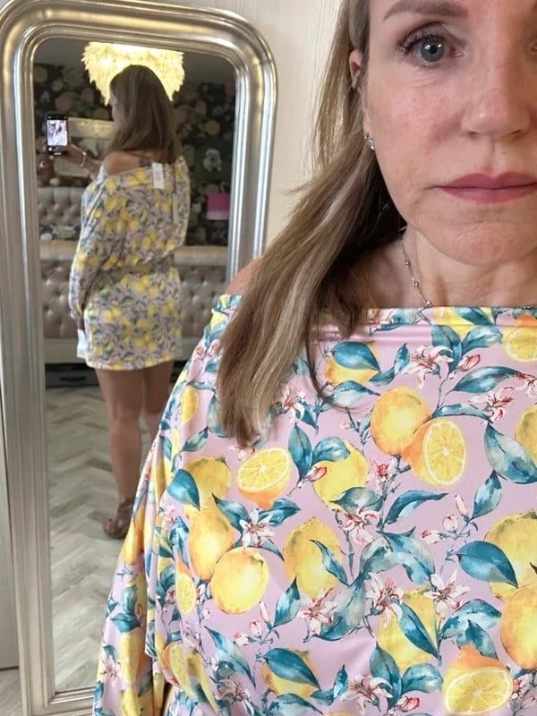 Never Fully Dressed Floral Print Off-Shoulder Dress Size 14