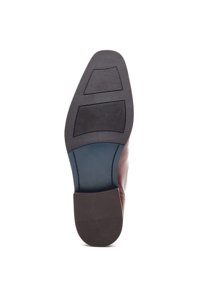 Base London Base London Men's Portico Toe Cap Oxford Shoe in Tan - 3