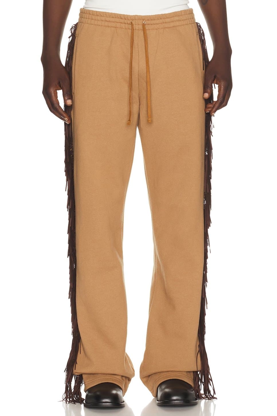 revolve Fringed Straight Cut Pant