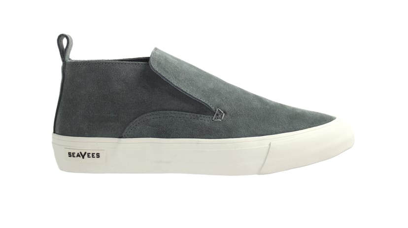 Seavees Seavees Women's Huntington Middle Greyboard Suede Slip-On Grey Suede Leather Shoes - 1