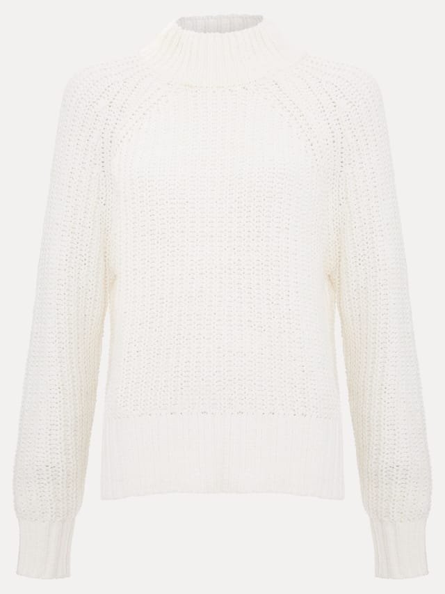 Phase Eight Phase Eight Women's Reagan Chunky Chenille Knit Jumper in Off-White - 2