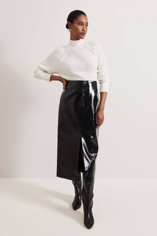 Phase Eight Phase Eight Women's Reagan Chunky Chenille Knit Jumper in Off-White - 3