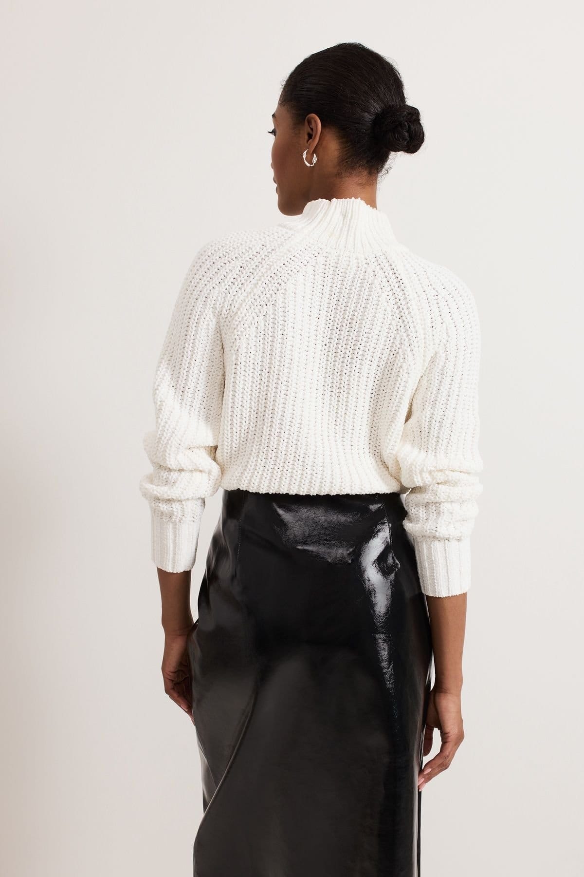 Phase Eight Phase Eight Women's Reagan Chunky Chenille Knit Jumper in Off-White - 4