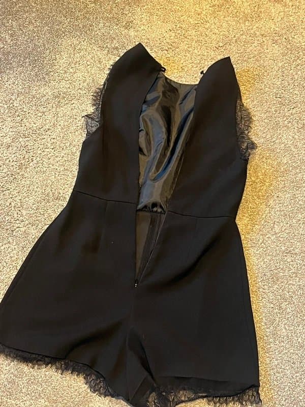 Topshop Topshop black lace romper
