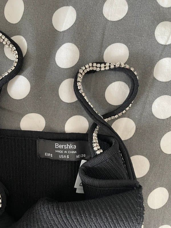 Bershka Bershka Black knit top