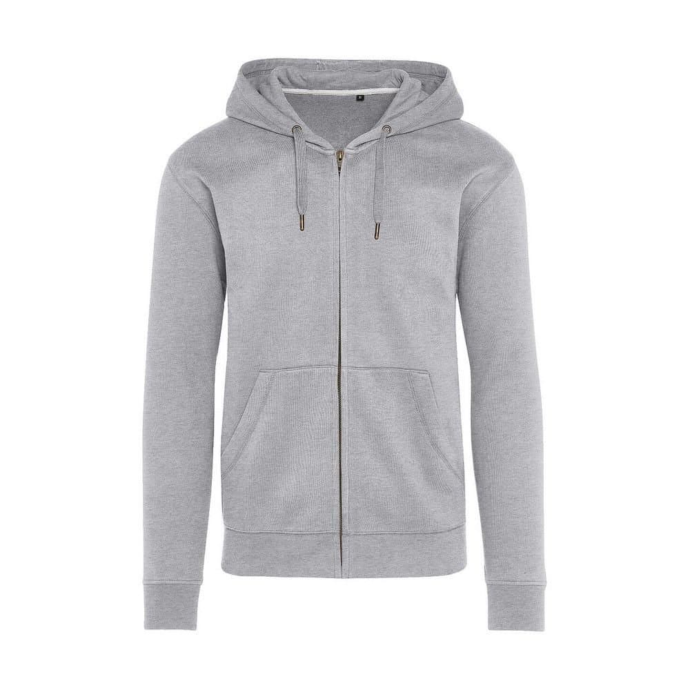 SG SG Men's Signature Tagless Full Zip Hoodie in Grey