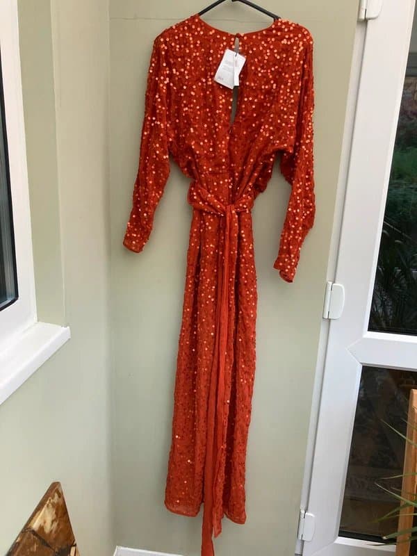 ASOS Red Sparkly ASOS Party Dress