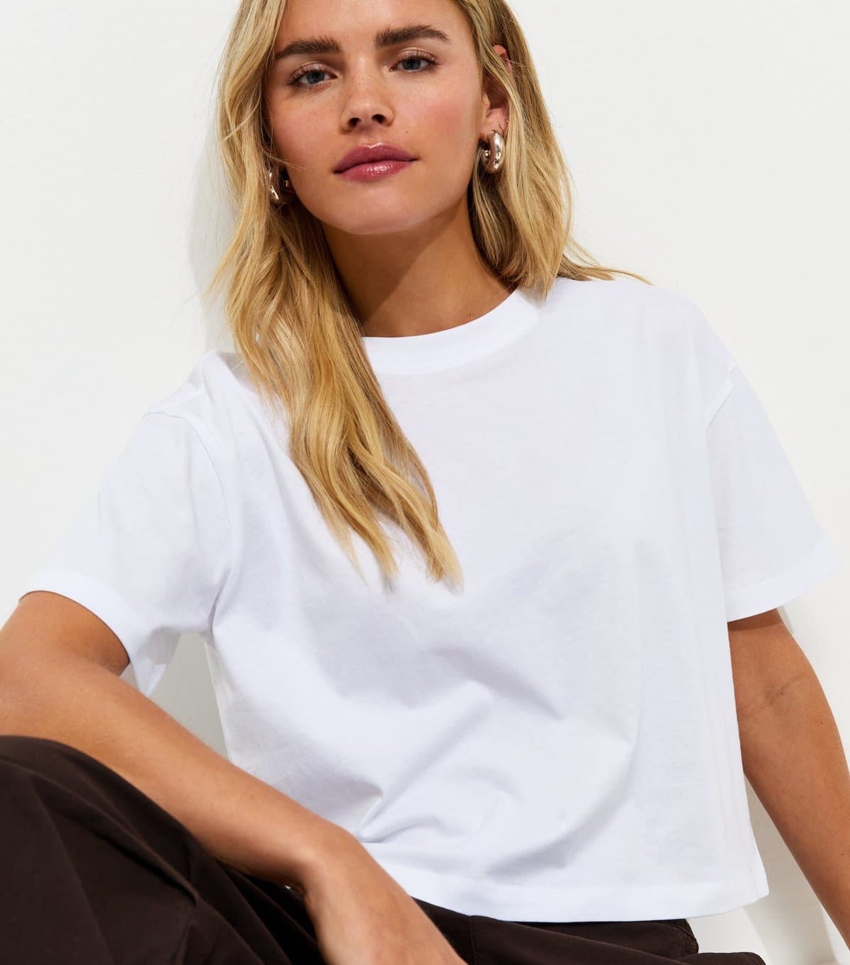 New Look New Look White Jersey Boxy Fit T-Shirt
