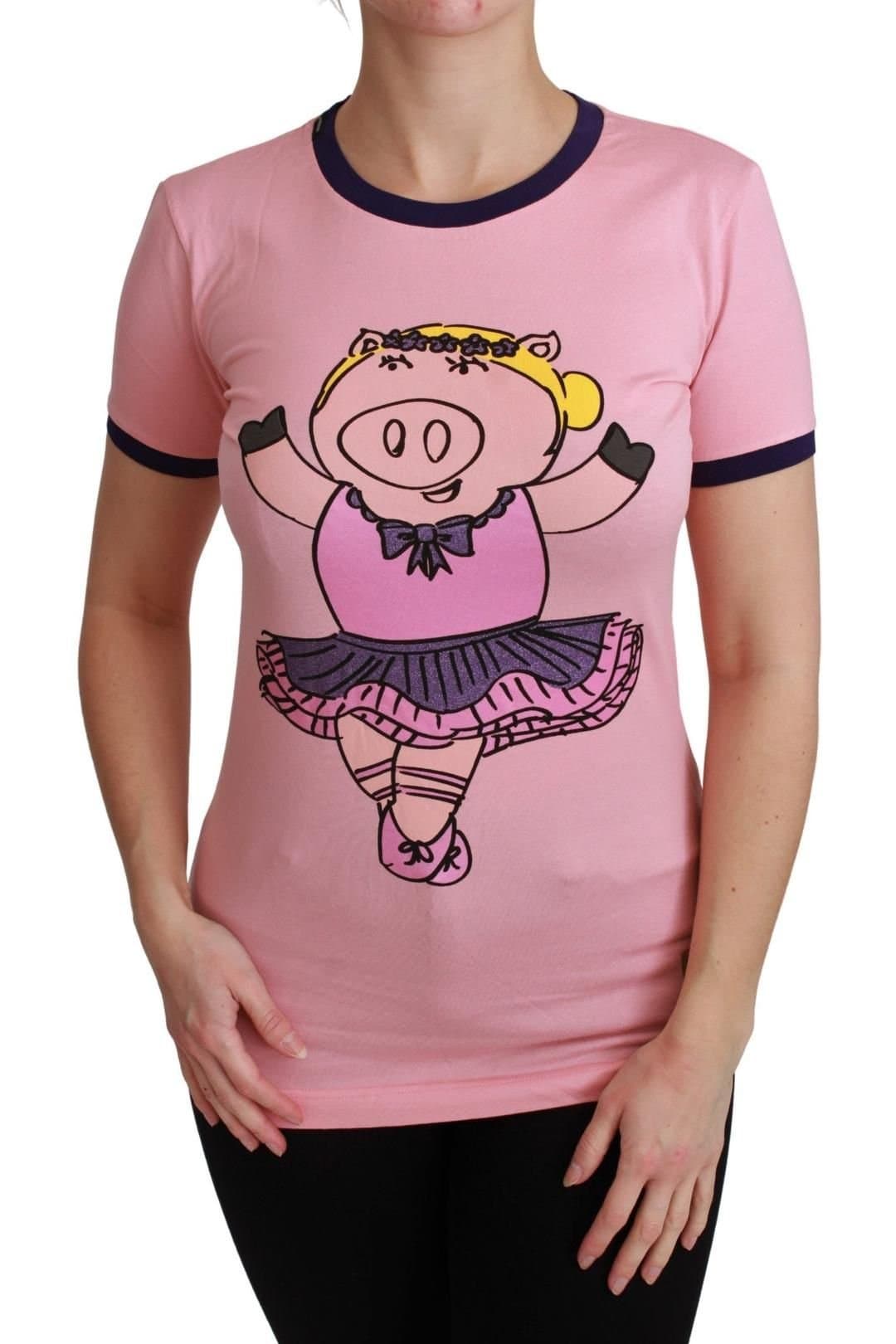Dolce & Gabbana Dolce & Gabbana Pink Year of the Pig T-shirt