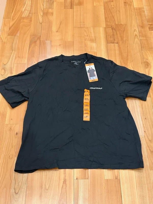 Aéropostale Aeropostale Mens Black Logo T-Shirt XXL New With Tags RRP £30