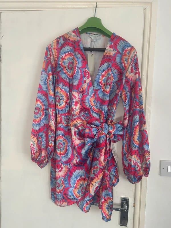 Never Fully Dressed Never fully Dressed Floral Satin Dress