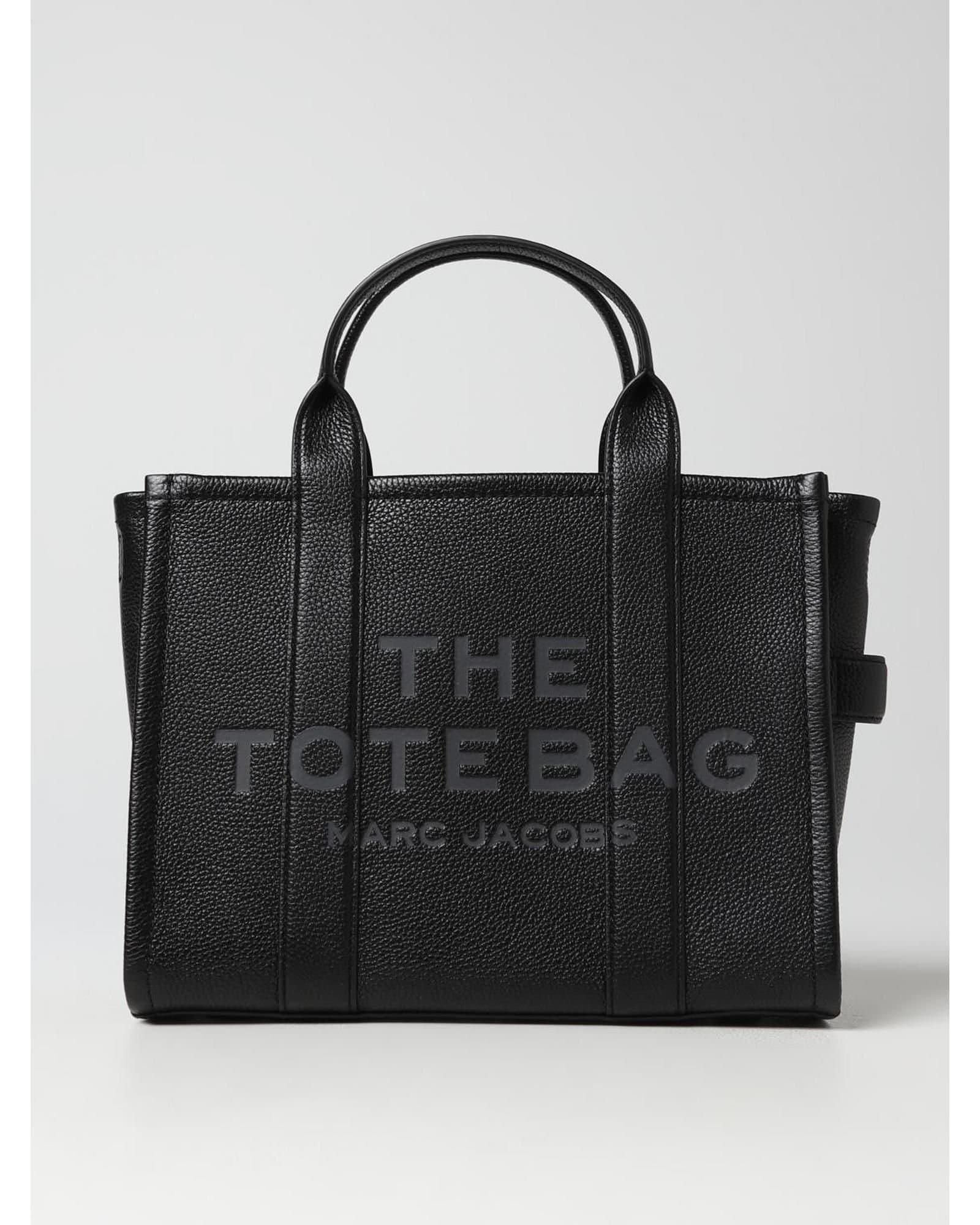 Marc Jacobs Marc Jacobs Women's The Tote Bag Leather Tote Wo - Black