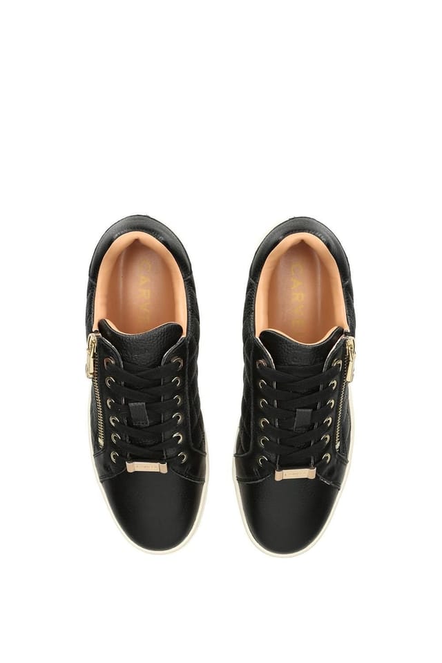 Carvela Carvela Women's 'Connected Zip' Leather Trainers in Black - 2
