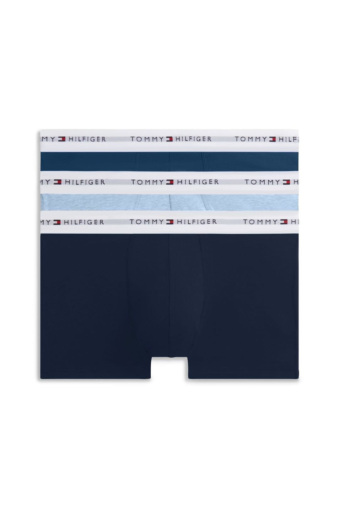 Tommy Hilfiger Tommy Hilfiger Men's 3 Pack Trunks Navy/Blue/Chambray