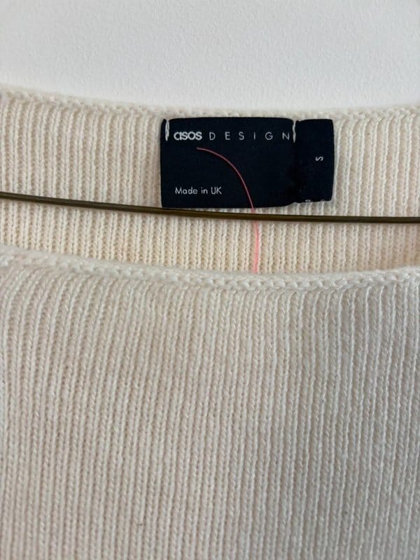 ASOS Black and Cream Sweater Vest