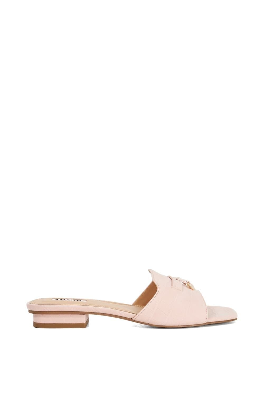 Dune London Dune London Pink Leather Sandals with Tassel Trim